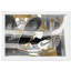 Golden Winged Shoes - impression encadrée-77393388