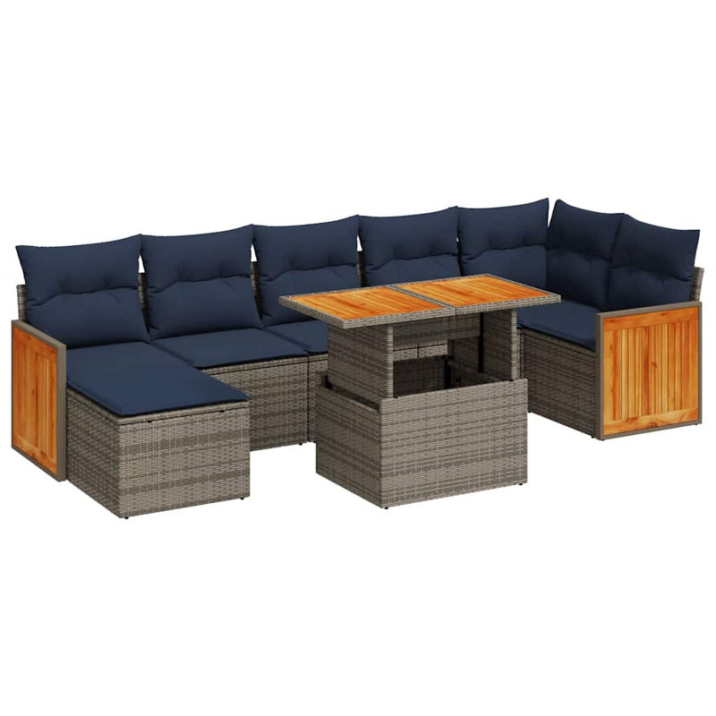62cm Wide Patio Sofa with Cushions