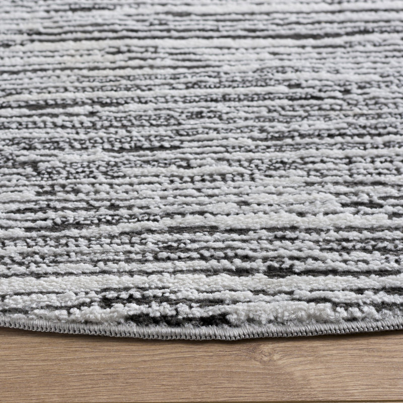 Tapis performance sans motif Lunara 302, Rond 6 pi 7 po x 6 pi 7 po