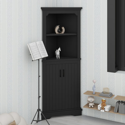 Grande armoire d'angle avec portes pour toutes sortes de pièces