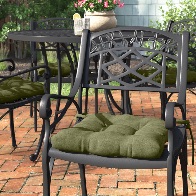 Outdoor 3.5'' Seat Cushion, Sage Green