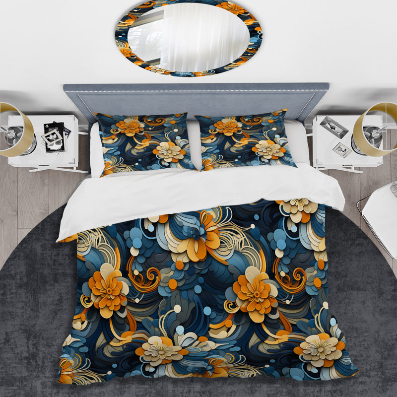 Ensemble de housse de couette Avy, Housse de couette simple + 1 taie décorative stan