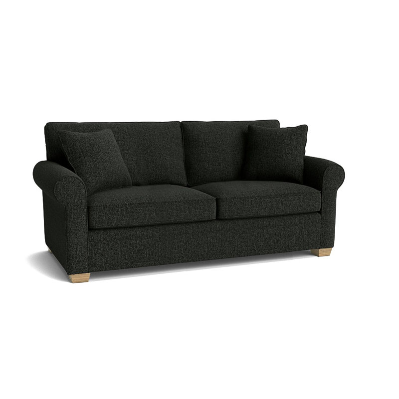 Quaker Upholstered 76'' Sofa, Unfinished, Giovanna Pewter