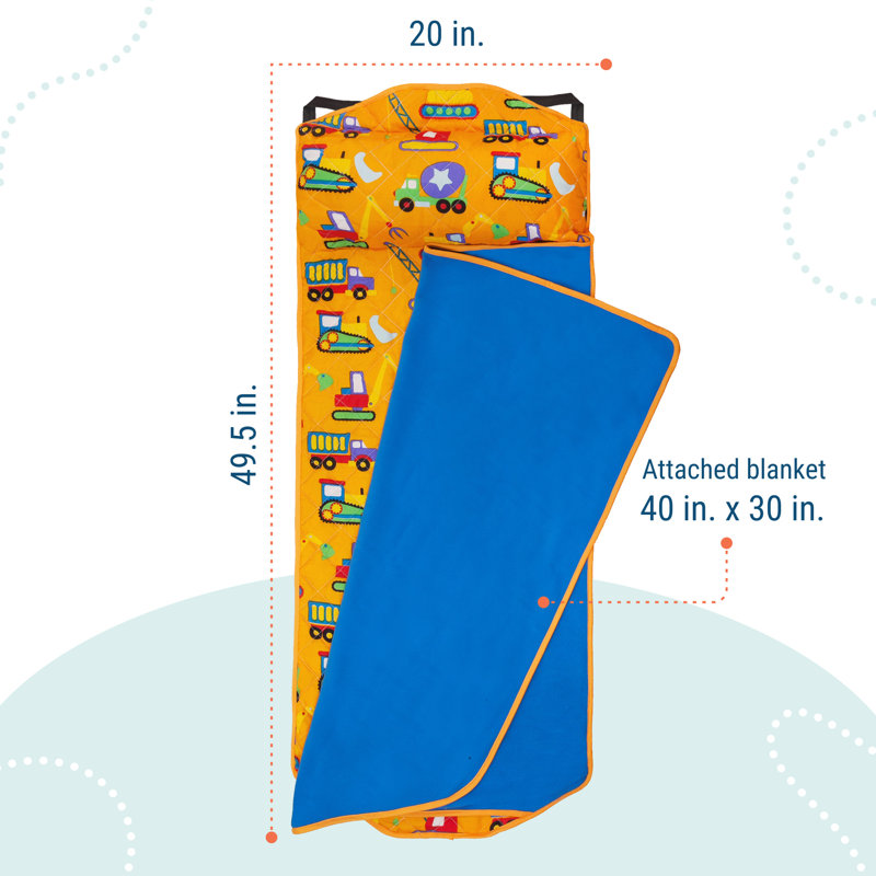 Tapis de sieste pour enfant Wildkin, En construction