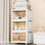  Bacs de rangement pliables 64,4 pte avec roulettes