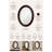 Cardale Solid Wood Oval Mirror-1267619740