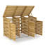 Anevay Wooden Triple Bin Store
