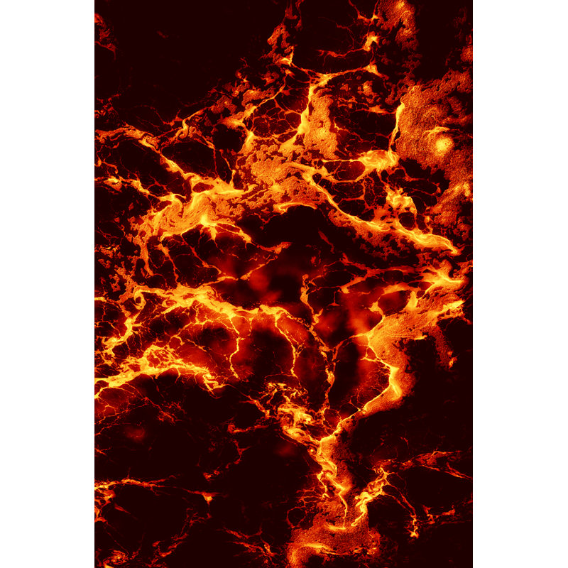 Lava Background by Powerofforever - No Frame Print on Canvas, 30cm H x 20cm W