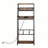 Mini Fridge Stand 4 Tier Vintage Storage Cabinet