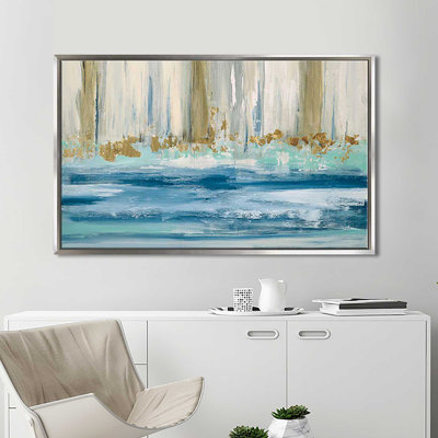 «Mountain Water II» par Susan Jill, reproduction sur toile flottante