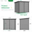 Resin Outdoor Storage Cabinet Outdoor With Lockable Openable Lid-136264047