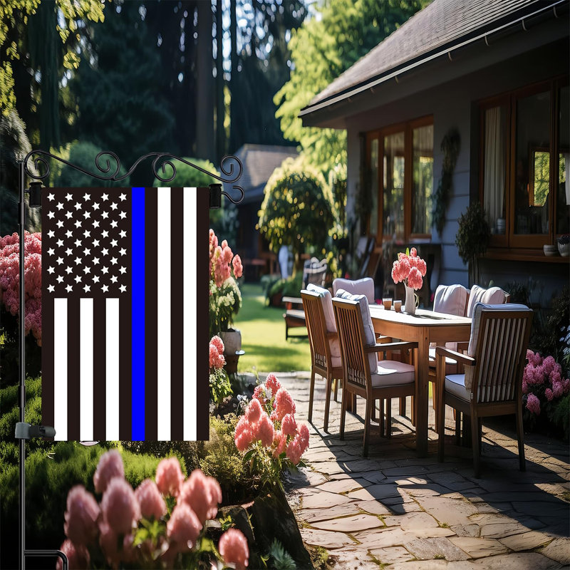 Porte-mât de jardin, drapeaux de jardin pour l'extérieur avec bouchon de drapeau et peinture thermolaquée imperméable pour porte-mât de drapeau