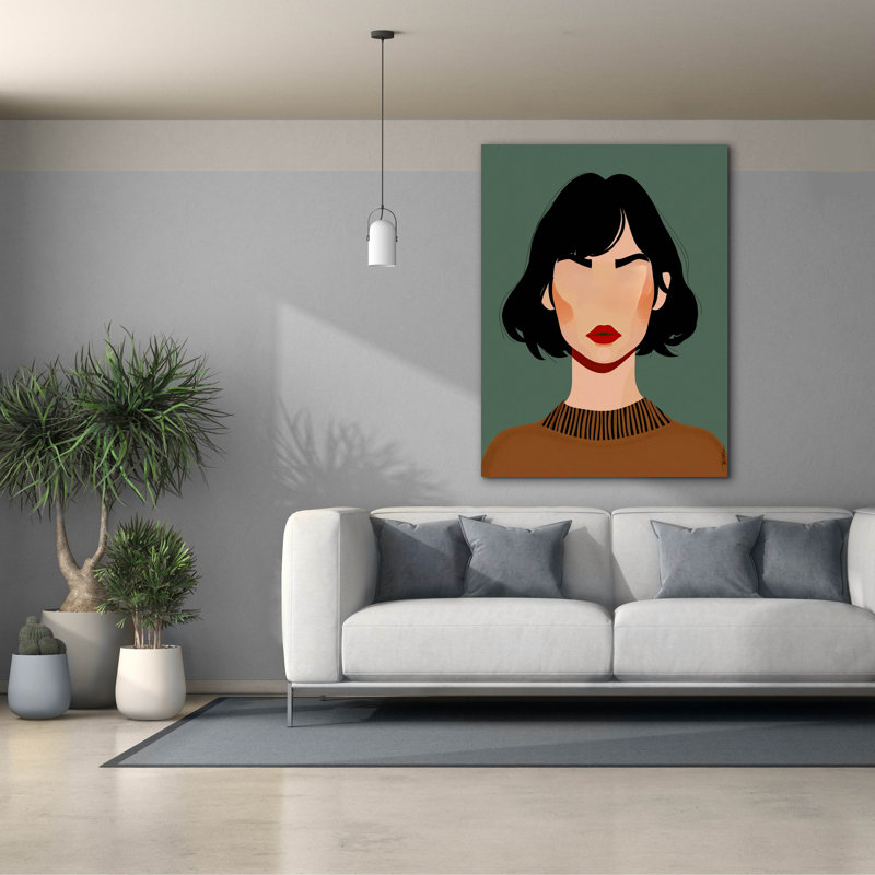 Tableau sur toile « Face Anonymous Vector 1 » de Momart, représentant Winston Porter, 30,5 cm x 40,6 cm