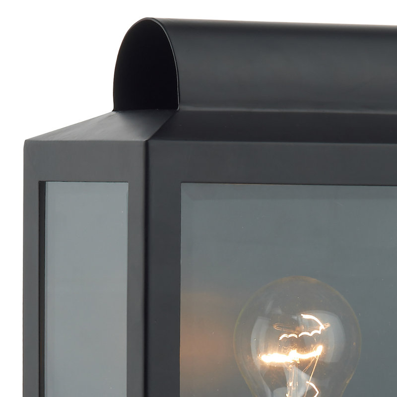 Aagat 29cm H Outdoor Wall Lantern, Black