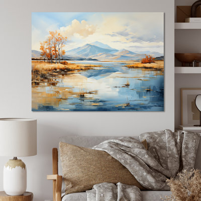 «Lakes Rivers», impression sur toile