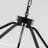 5 - Light 19.68" Drum Dimmable Glass Shaded Modern Farmhouse Chandelier
