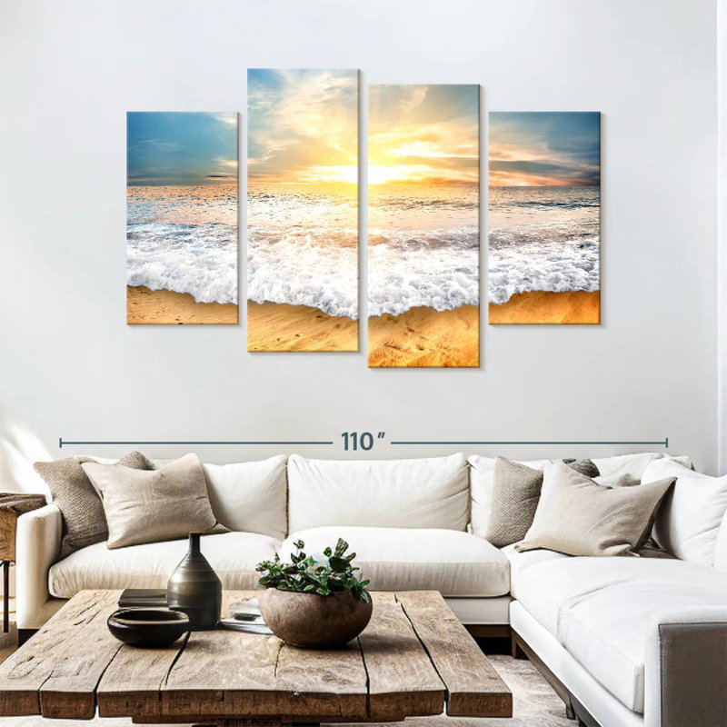 Sunrise Gillard Waves, H 54 po x l 84 po