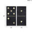 Art mural sur toile 2 - Impressions noires dynamiques, utilisation intérieure par Rain Shanks
