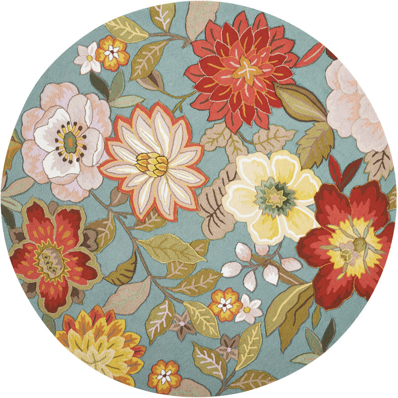Modoc Floral Indoor Rug, Round 7'6"
