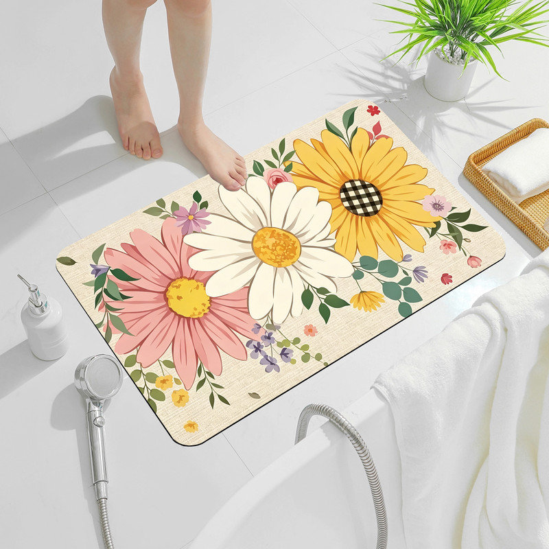 Tapis d'entrée antidérapant pour l'extérieur, chaton bienvenu, 24 po x 36 po