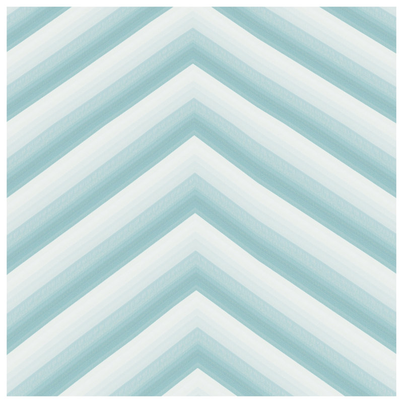 Chevron Blue White Comforter, Twin