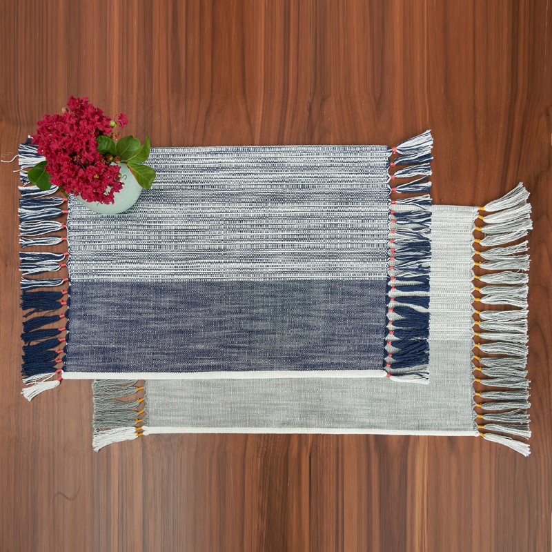 Ensemble de napperons en coton 4 pièces Kallie
