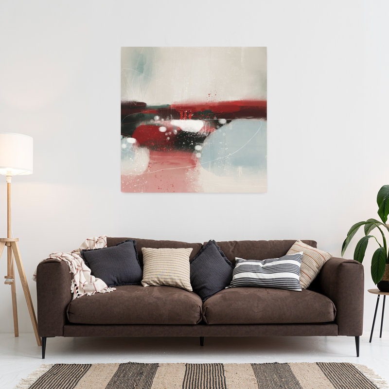 Art contemporain, art expressionniste contemporain abstrait, H 36 po x l 36 po
