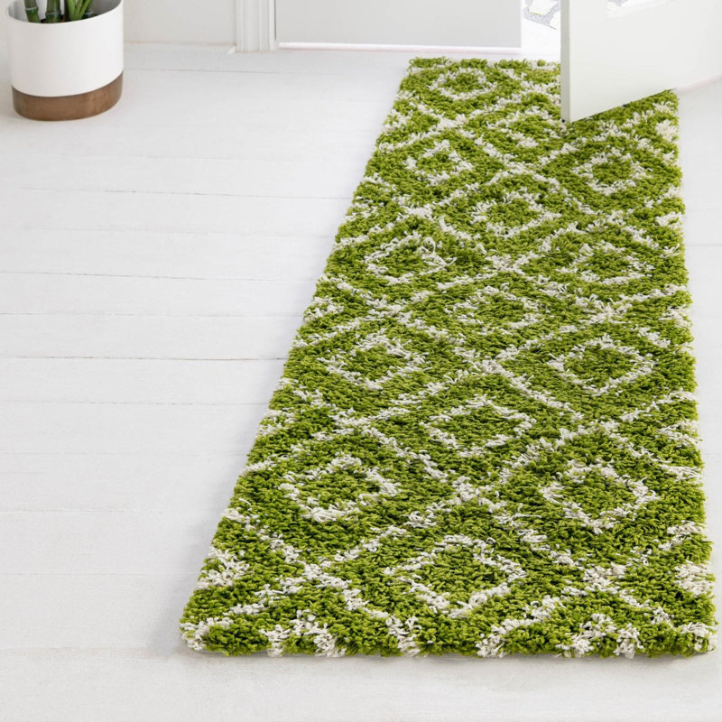 Geometric Indoor Rug, Runner 3'3" x 16'5"