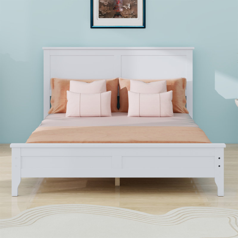 Lit plateforme Modern, Blanc