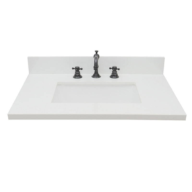Plateau de meuble-lavabo simple 31 po