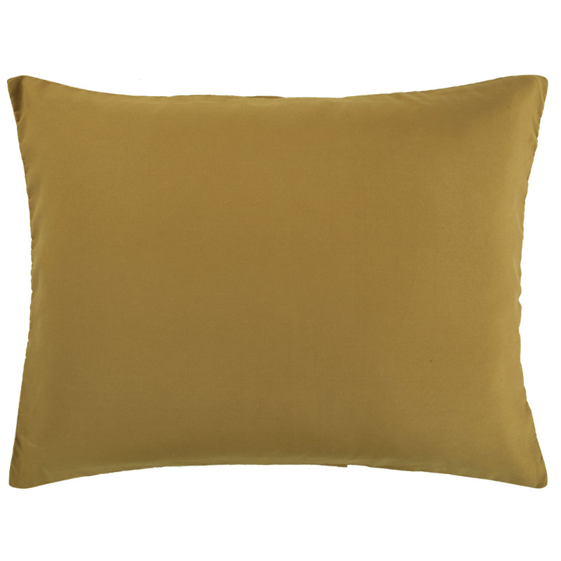 MATTIE Microfiber Comforter Set, Yellow, Full/Queen Comforter + 2 Standard Shams