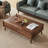Walnut coffee table
