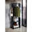 Stylish Hall Tree With Open Compartments, Hanging Rod, And Full-Length Mirror, A Practical And Elegant Addition To Your Home.