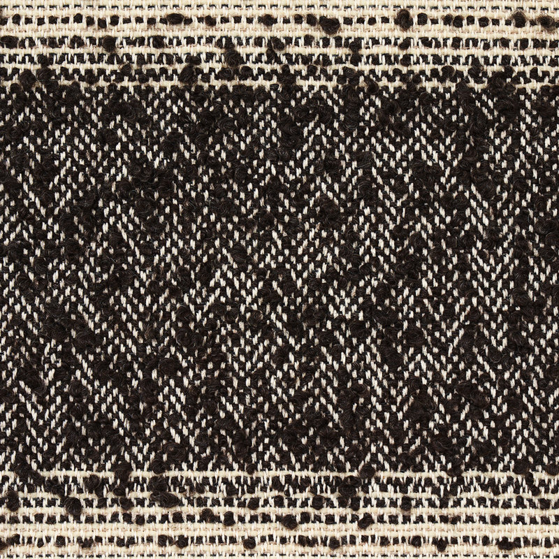 Tissu rayé Schumacher x Patterson Flynn Jessen, Brun