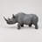 Rhinoceros Garden Statue