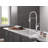 Renaldi Touchless Pro Style Commercial Kitchen Faucet with Touch Technology Chrome-118828324