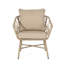 Ensembles de salle à manger de patio compact, fer moderne en rotin Boho moderne pour petit patio