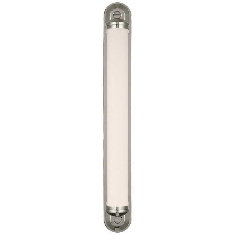 Ralph Lauren Belgrave 32" Linear Bath Light, 24" H x 3" W x 3.75" D, Polished Nickel, 1600 W