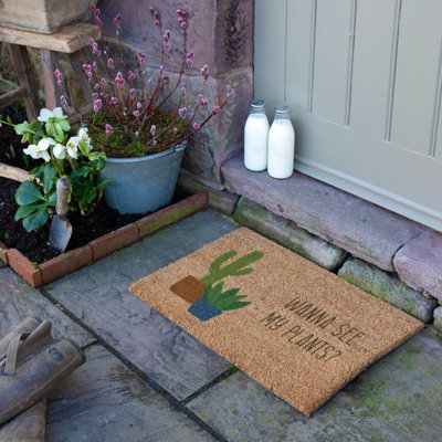 Lamm Non-Slip Floral Doormat
