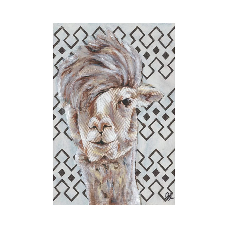 Animal Patterns II by Jennifer Rutledge - Wrapped Canvas Painting, 20.32 cm H x 30.48 cm W