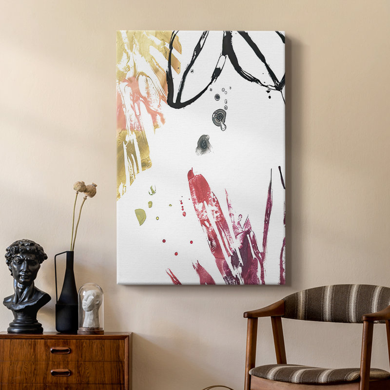 No Deckle Tropical Moderne IV - Gallery Cavas, 18" H x 12" W