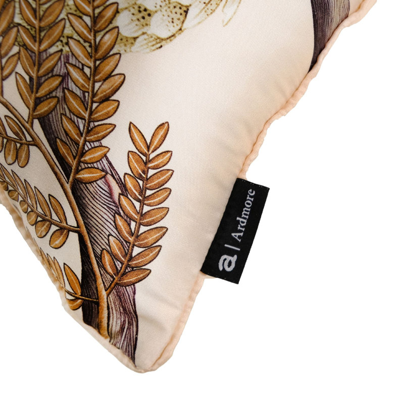 Ardmore Pillow, White, 20" x 20"