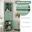 Triangle Tall Cabinet with 3 Drawers and Adjustable Shelves for Bathroom, Kitchen or Living Room-1233182150