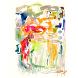 Into The Lake I Painting by Sara Brown