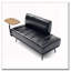 Banc de bout moderne de 55 po de large avec revêtement en similicuir et table d'appoint-1700995952