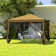 Pop Up 25 Ft. W x 25 Ft. D Metal Soft-top Canopy