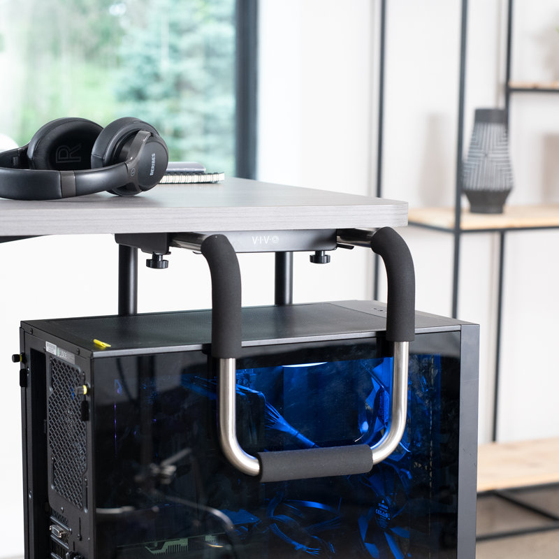 Vivo Large Adjustable Under-Desk PC Mount, MOUNT-PC04L