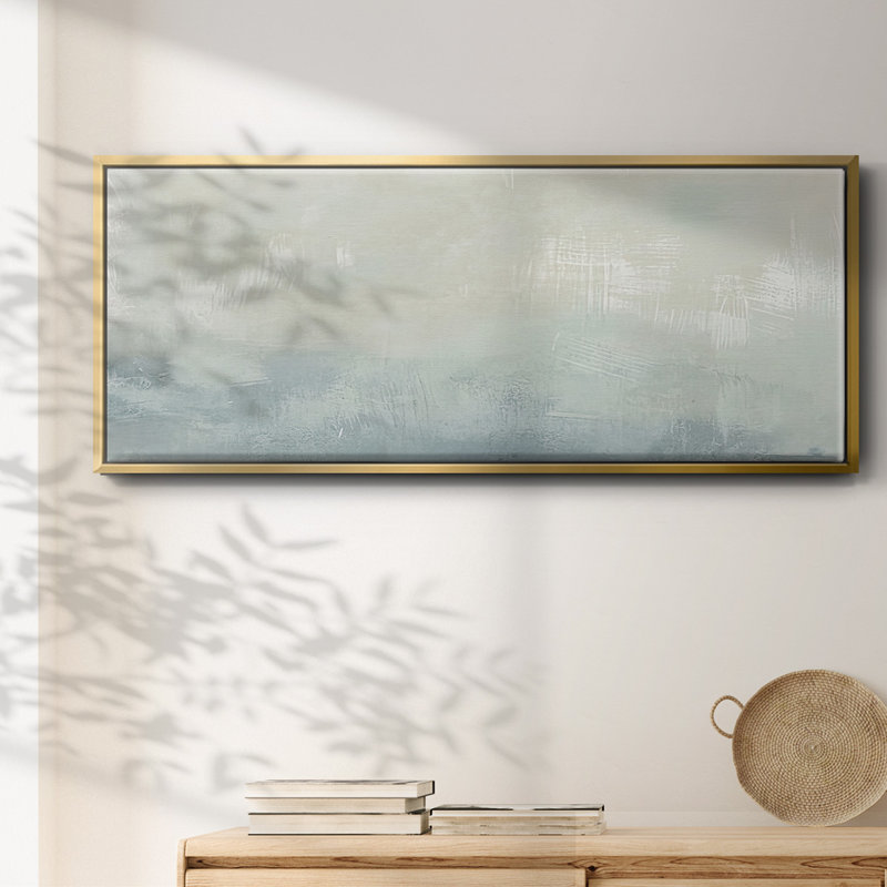 Tone Scape VI- Framed Canvas, 20" H x 50" W