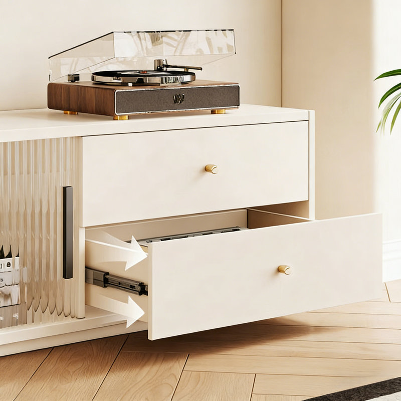 Meuble télé blanc simple et tendance