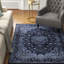 Tapis oriental bleu marine Mogos-1117397973